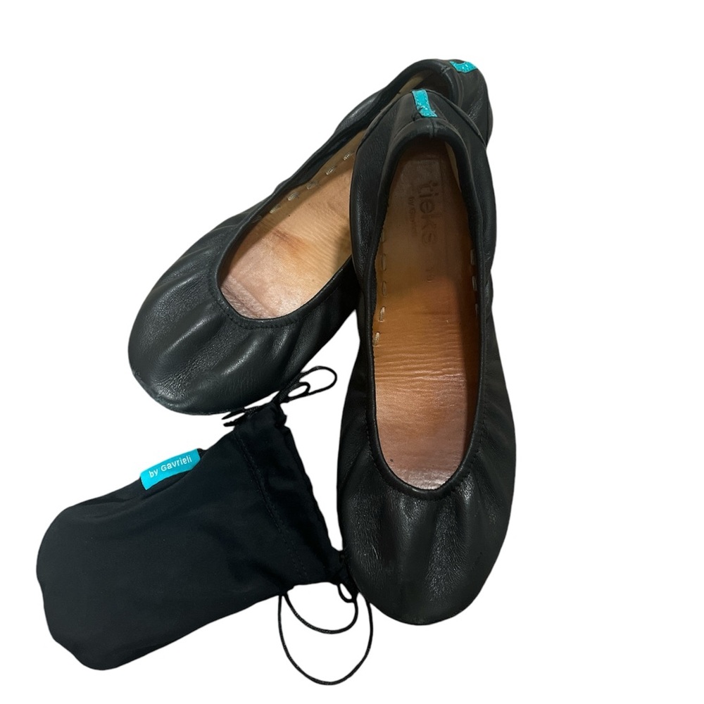 Tieks Black flats